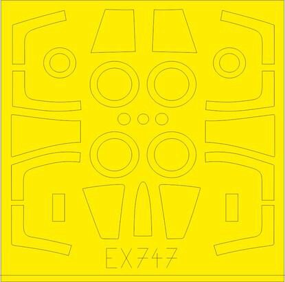 Eduard Accessories EX747 F-104DJ 1/48 for KINETIC