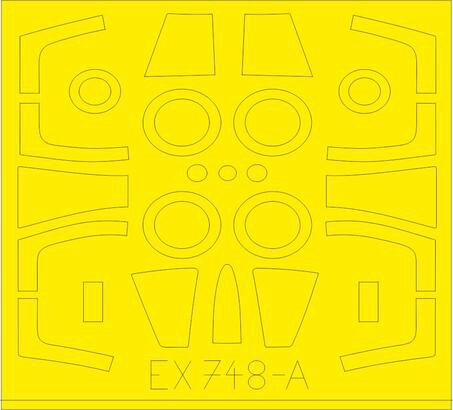 Eduard Accessories EX748 F-104DJ TFace 1/48 for KINETIC