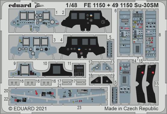 Eduard Accessories 491150 Su-30SM 1/48 for KITTY HAWK