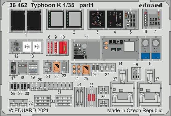 Eduard Accessories 36462 Typhoon K 1/35 for ZVEZDA