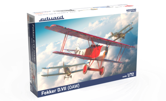 Eduard Plastic Kits 7407 Fokker D.VII (OAW) , Weekend edition