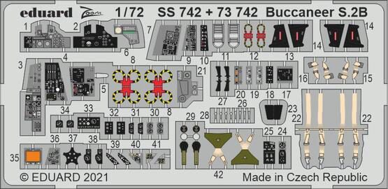 Eduard Accessories SS742 Buccaneer S.2B 1/72 for AIRFIX