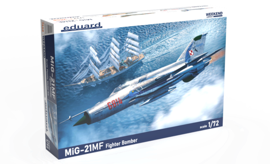 Eduard Plastic Kits 7458 MiG-21MF Fighter Bomber, Weekend edition