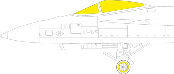 Eduard Accessories EX812 F/A-18E TFace for HOBBY BOSS