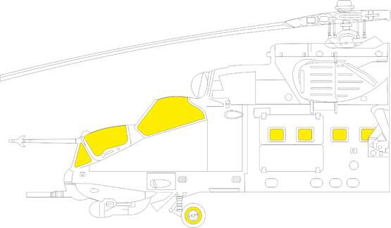 Eduard Accessories EX843 Mi-24D TFace for TRUMPETER