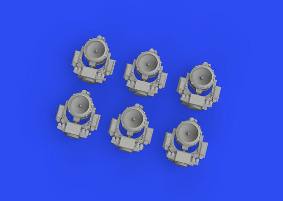 Eduard Accessories 653001 USN searchlights 36 inch PRINT 1/350