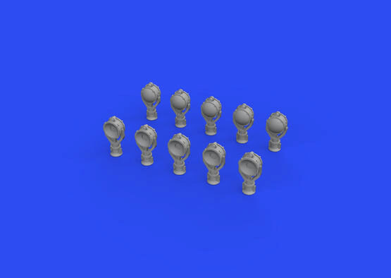 Eduard Accessories 653004 USN searchlights 24 inch PRINT 1/350