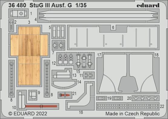 Eduard Accessories 36480 StuG III Ausf. G 1/35