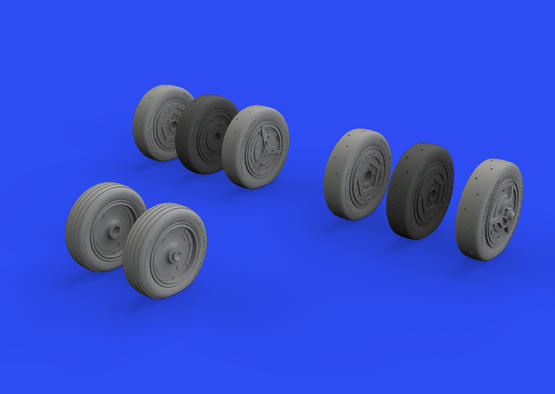Eduard Accessories 648740 SR-71A wheels 1/48
