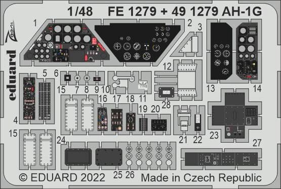 Eduard Accessories FE1279 AH-1G 1/48