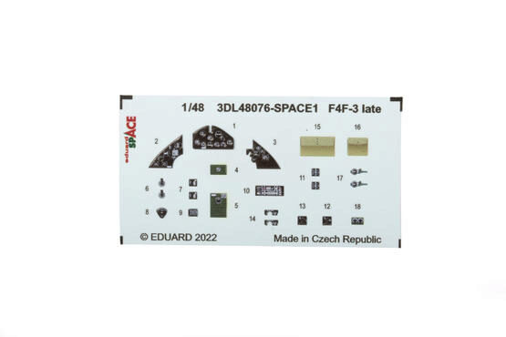 Eduard Accessories 3DL48076 F4F-3 late SPACE