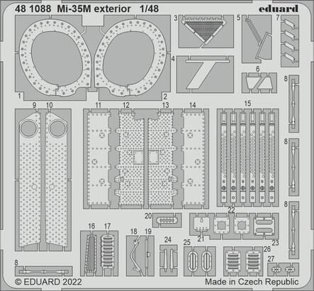 Eduard Accessories 481088 Mi-35M exterior for ZVEZDA