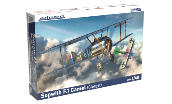 Eduard Plastic Kits 8486 Sopwith F.1 Camel (Clerget), Weekend edition