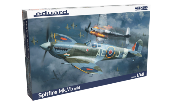 Eduard Plastic Kits 84186 Spitfire Mk.Vb mid, Weekend edition