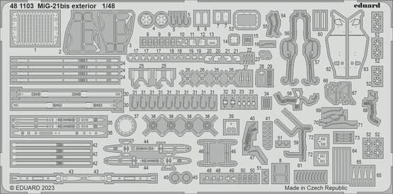 Eduard Accessories 481103 MiG-21bis exterior EDUARD