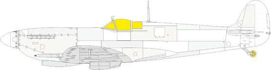 Eduard Accessories LX007 Spitfire Mk.IXc 1/24 AIRFIX