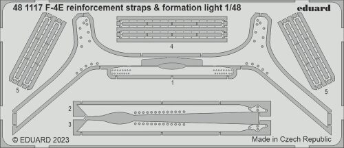Eduard Accessories 481117 F-4E reinforcement straps & formation lights 1/48 MENG
