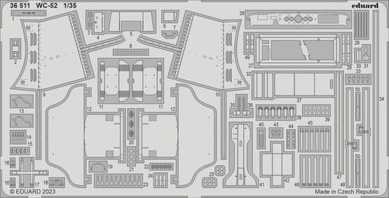 Eduard Accessories 36511 WC-52 1/35