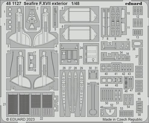 Eduard Accessories 481127 Seafire F.XVII exterior 1/48