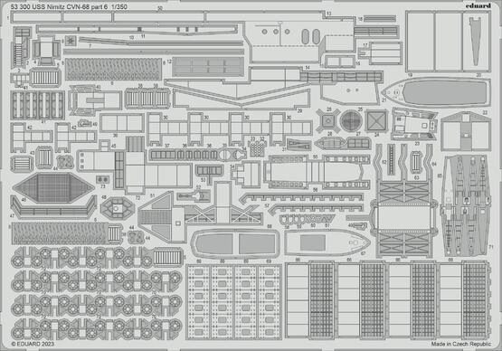 Eduard Accessories 53300 USS Nimitz CVN-68 part 6 1/350