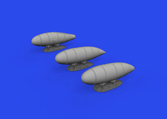 Eduard Accessories 648906 Bf 109K external fuel tanks 1/48