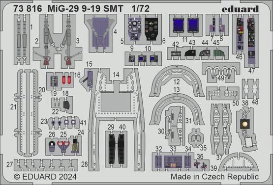 Eduard Accessories 73816 MiG-29 9-19 SMT 1/72