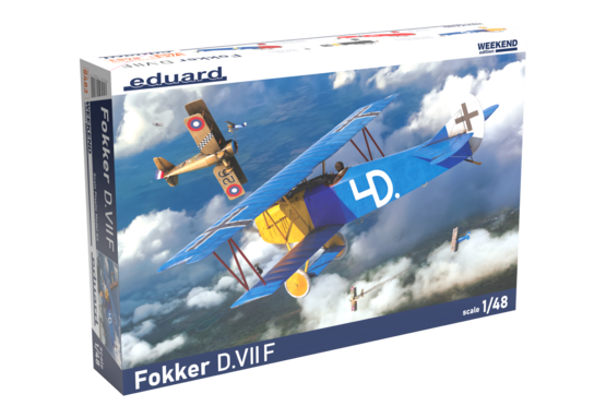 Eduard Plastic Kits 8483 Fokker D.VIIF 1/48 WEEKEND EDITION