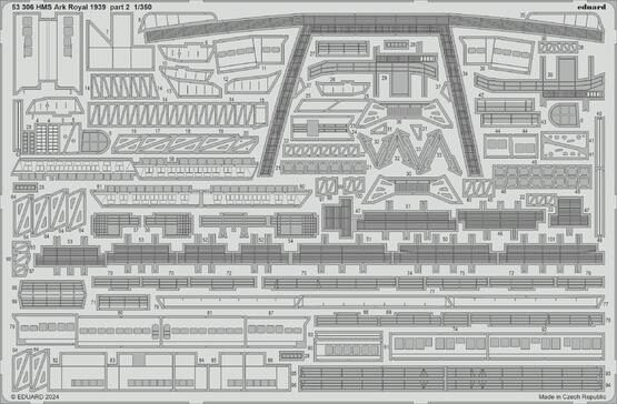 Eduard Accessories 53306 HMS Ark Royal 1939 part 2 1/350 I LOVE KIT