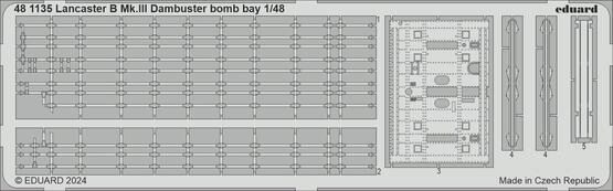 Eduard Accessories 481135 Lancaster B Mk.III Dambuster bomb bay 1/48 HKM