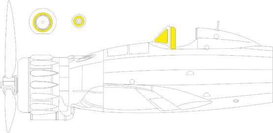 Eduard Accessories EX1039 MC.200 TFace  ITALERI