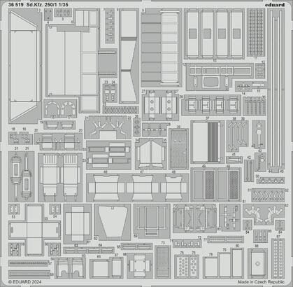Eduard Accessories 36519 Sd.Kfz. 250/1 1/35