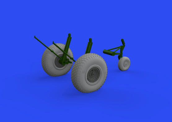 Eduard Accessories 6481024 B-17F wheels cross tread 1/48