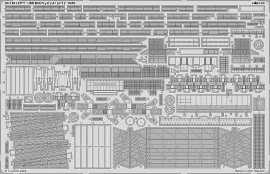Eduard Accessories 53315 USS Midway CV-41 part 2 0 TRUMPETER