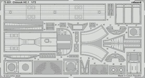 Eduard Accessories 73831 Chinook HC.1  AIRFIX