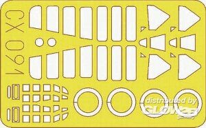 Eduard Accessories CX091 F2A Buffalo für Hasegawa Bausatz 