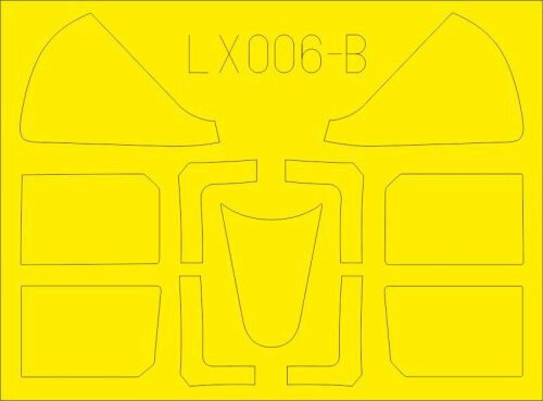 Eduard Accessories LX006 F6F-5 TFace for Airfix