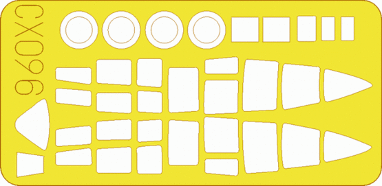 Eduard Accessories CX096 Ki-46 III Dinah für Hasegawa Bausatz 