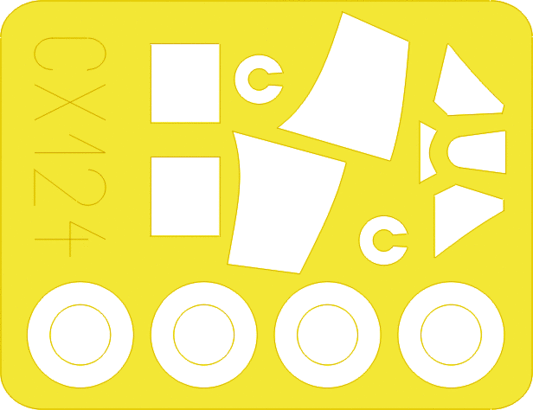 Eduard Accessories CX124 Spitfire Mk.V Für für Revell-Bausatz