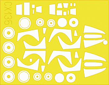 Eduard Accessories CX135 RF-4 Phantom II für Hasegawa Bausatz