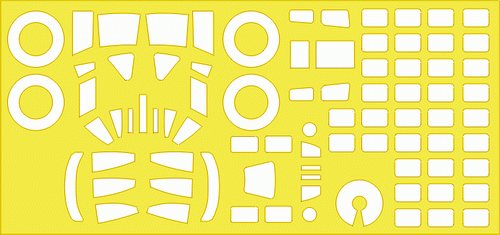 Eduard Accessories CX156 Hudson  1/72 Für MPM und Trumpeter Bausatz Maskierfolie für MPM und Trumpeter Bausatz 