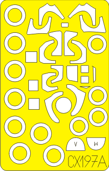 Eduard Accessories CX197 He 219A Uhu für Dragon-Bausatz