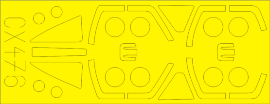 Eduard Accessories CX476 Mirage F.1B for Special Hobby