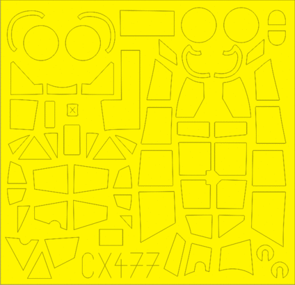 Eduard Accessories CX477 Do 17Z-2 for ICM