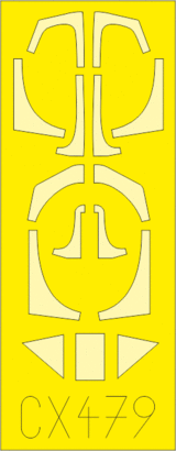 Eduard Accessories CX479 Fw 190F-8 for Eduard