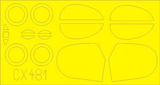 Eduard Accessories CX481 B-534 early series for Eduard