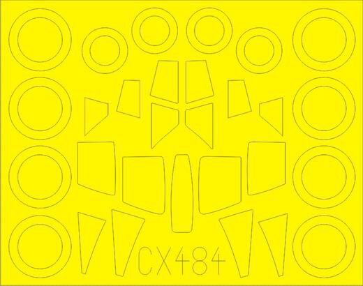 Eduard Accessories CX484 MiG-31 for Trumpeter