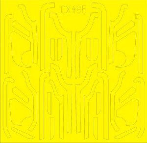 Eduard Accessories CX485 B-17G antiglare panels(VE production)for Airfix