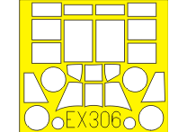 Eduard Accessories EX306 Hs 126 for ICM