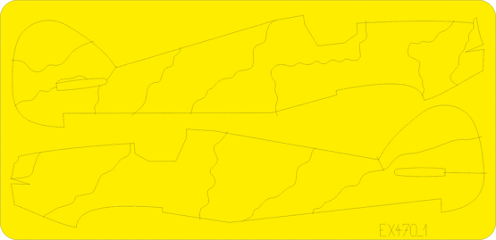 Eduard Accessories EX470 Hurricane camo scheme A for Airfix