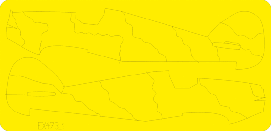 Eduard Accessories EX473 Hurricane camo scheme B for Airfix